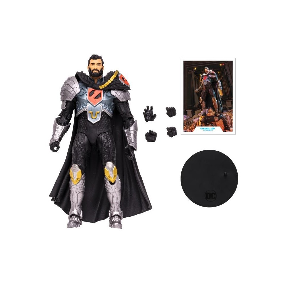 DC MULTIVERSE GENERAL ZOD ACTION FIGURE MC FARLANE