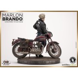 INFINITE STATUE MARLON BRANDO WITH BIKE STATUE 1/6 OLD AND RARE RESIN FIGURE