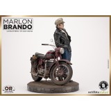 INFINITE STATUE MARLON BRANDO WITH BIKE STATUE 1/6 OLD AND RARE RESIN FIGURE