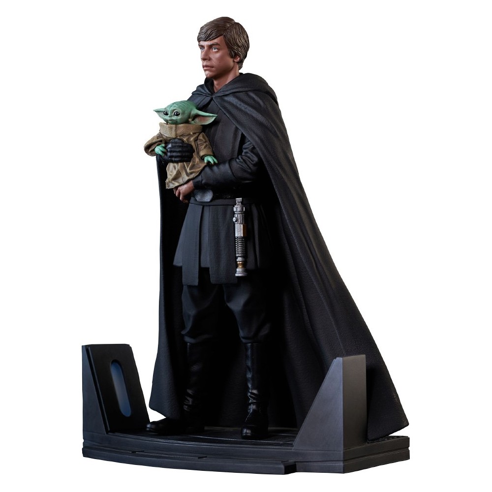 THE MANDALORIAN LUKE SKYWALKER AND GROGU PREMIER COLLECTION STATUA FIGURE GENTLE GIANT
