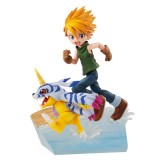 MEGAHOUSE DIGIMON ADVENTURE YAMATO ISHIDA AND GABUMON GEM STATUE FIGURE