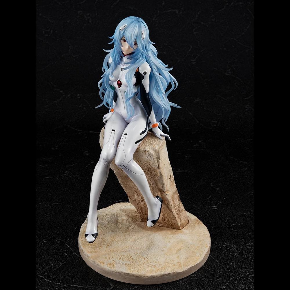 EVANGELION 3.0 + 1.0 THRICE UPON A TIME REI AYANAMI GEM STATUA FIGURE MEGAHOUSE