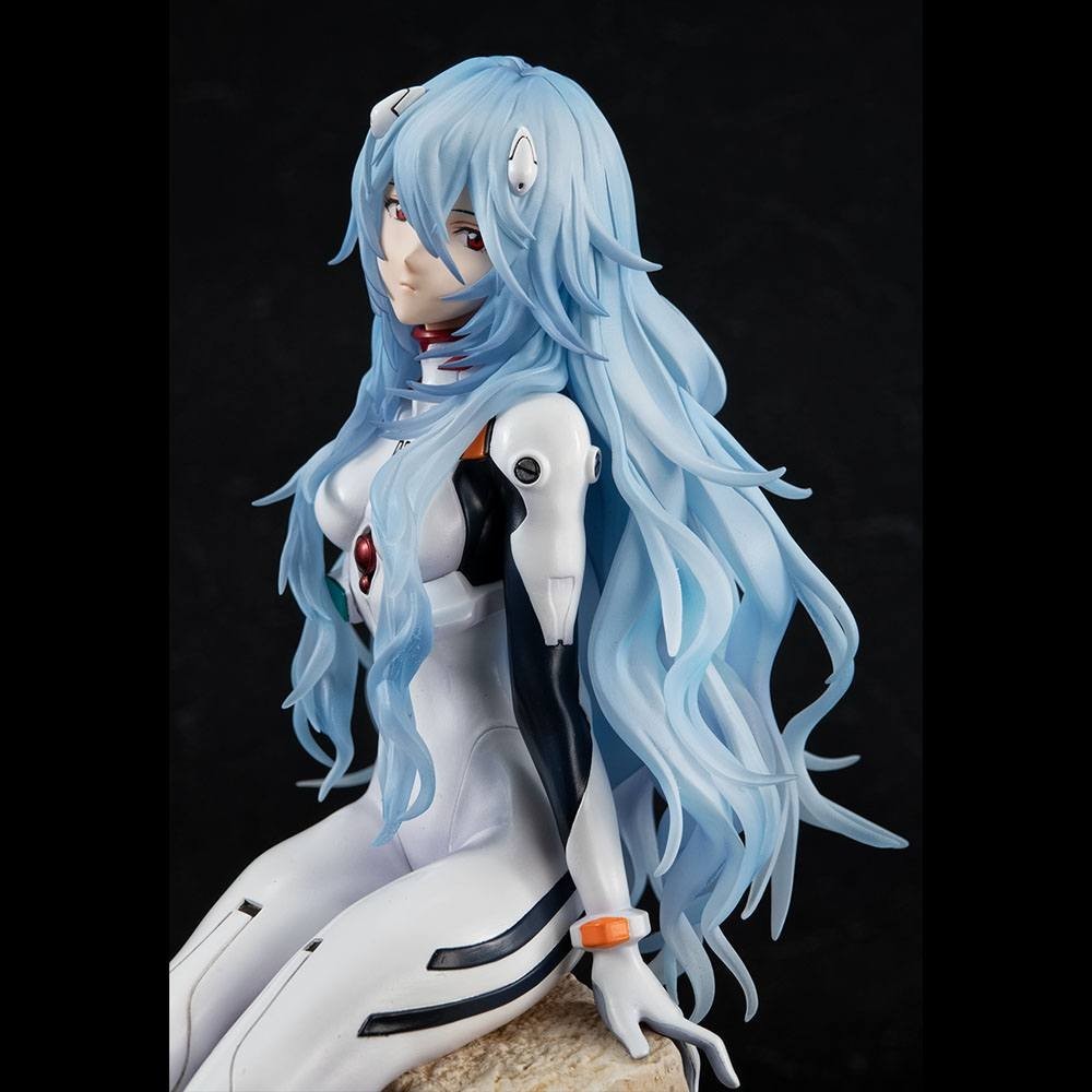 MEGAHOUSE EVANGELION 3.0 + 1.0 THRICE UPON A TIME REI AYANAMI GEM STATUE FIGURE