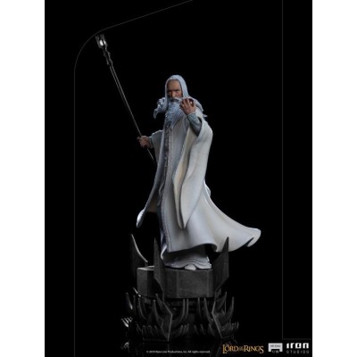 IL SIGNORE DEGLI ANELLI SARUMAN BDS ART SCALE STATUA FIGURE IRON STUDIOS