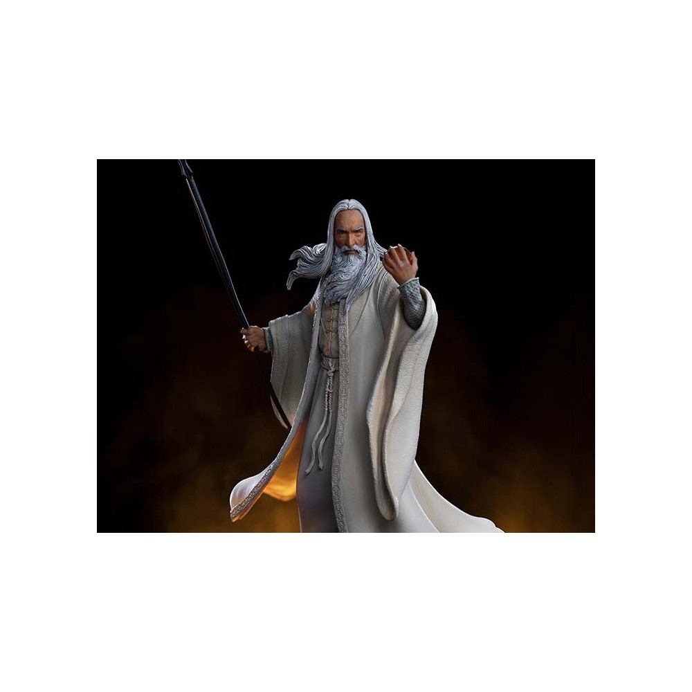 IL SIGNORE DEGLI ANELLI SARUMAN BDS ART SCALE STATUA FIGURE IRON STUDIOS