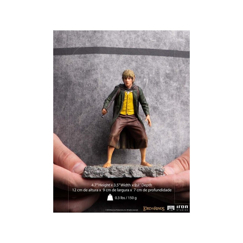 IL SIGNORE DEGLI ANELLI MERRY BDS ART SCALE STATUA FIGURE IRON STUDIOS