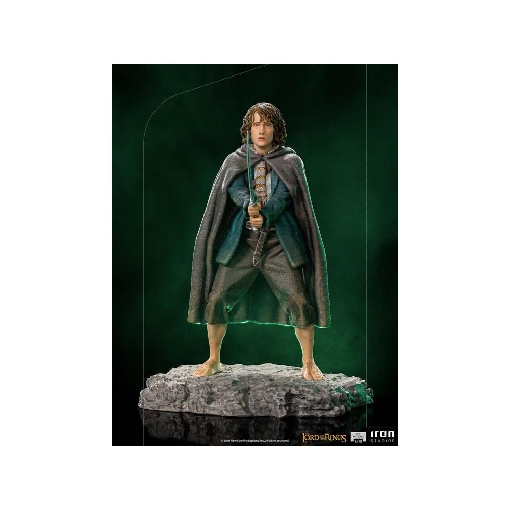 IL SIGNORE DEGLI ANELLI PIPINO (PIPPIN) BDS ART SCALE STATUA FIGURE IRON STUDIOS