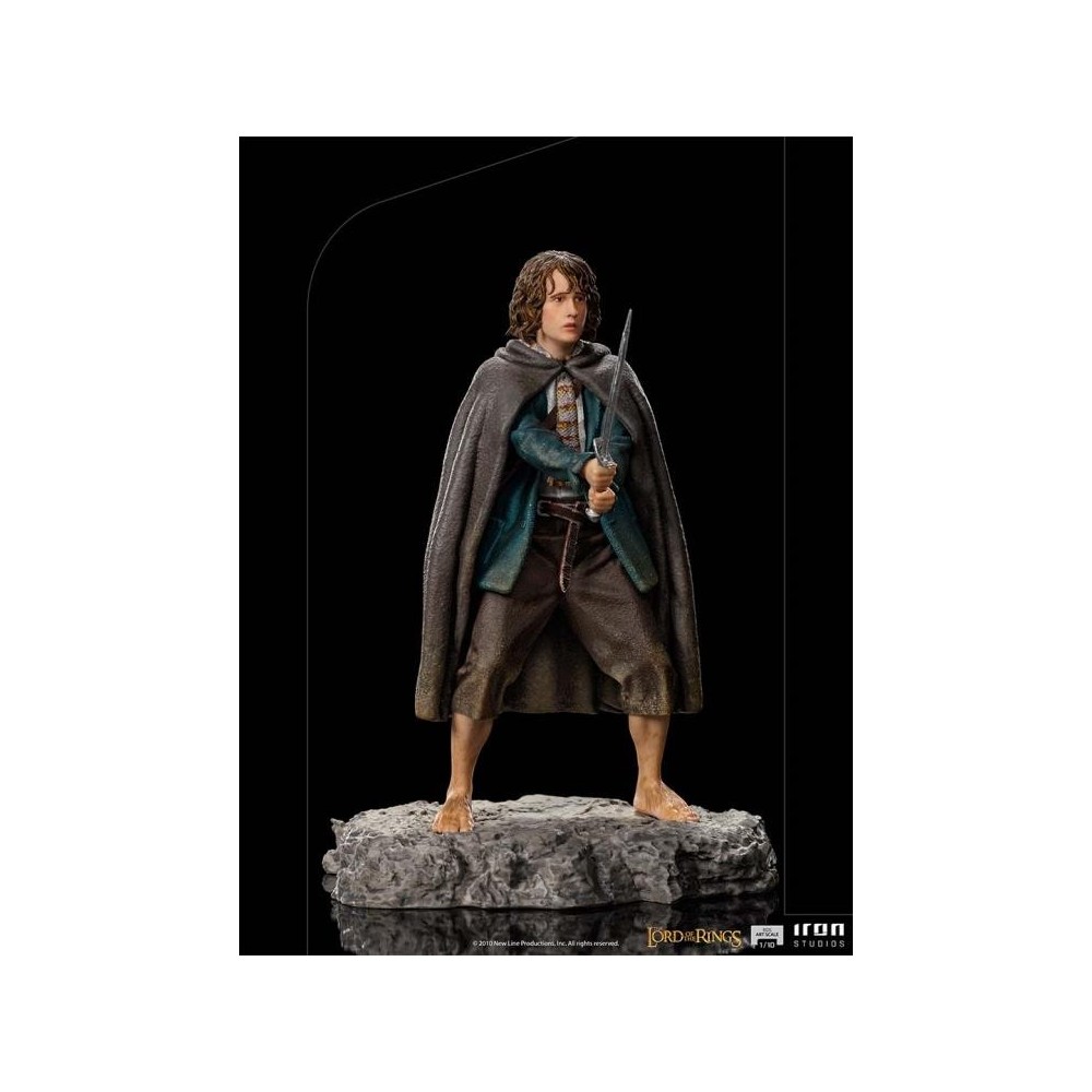 IL SIGNORE DEGLI ANELLI PIPINO (PIPPIN) BDS ART SCALE STATUA FIGURE IRON STUDIOS