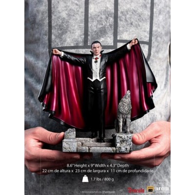UNIVERSAL MONSTERS DRACULA BDS ART SCALE DELUXE STATUA FIGURE IRON STUDIOS
