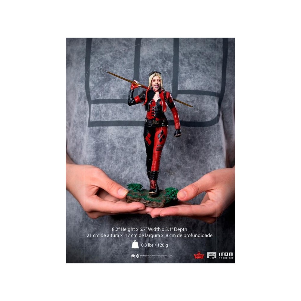 THE SUICIDE SQUAD HARLEY QUINN BDS ART SCALE 1/10 STATUA FIGURE IRON STUDIOS