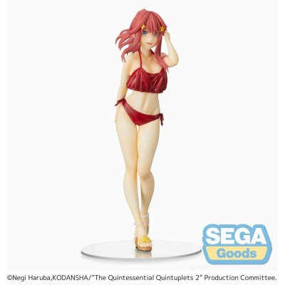 THE QUINTESSENTIAL QUINTUPLETS ITSUKI NAKANO SWIMSUIT SPM STATUA FIGURE SEGA GOODS