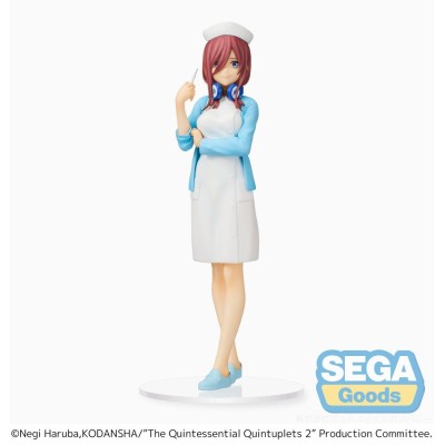 THE QUINTESSENTIAL QUINTUPLETS MIKU NAKANO NURSE SPM STATUA FIGURE SEGA GOODS