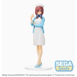 SEGA GOODS THE QUINTESSENTIAL QUINTUPLETS MIKU NAKANO NURSE SPM STATUE FIGURE