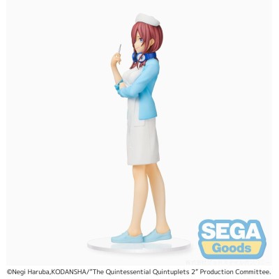 THE QUINTESSENTIAL QUINTUPLETS MIKU NAKANO NURSE SPM STATUA FIGURE SEGA GOODS