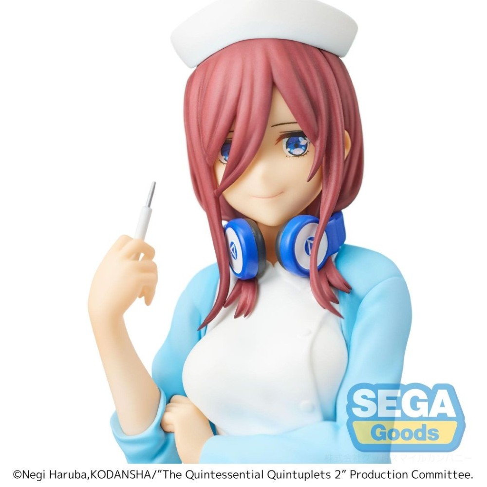 SEGA GOODS THE QUINTESSENTIAL QUINTUPLETS MIKU NAKANO NURSE SPM STATUE FIGURE