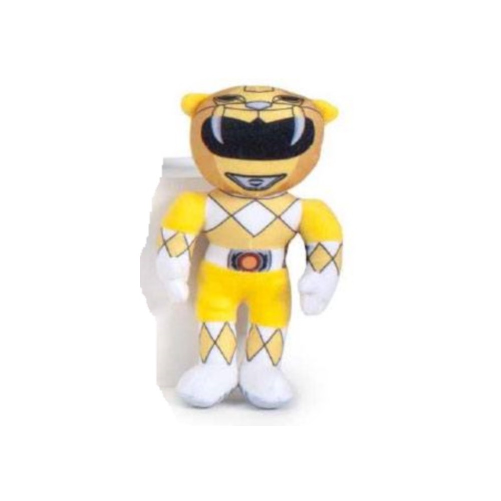 POWER RANGERS PUPAZZO PELUCHE YELLOW RANGER 20CM PLUSH FIGURE