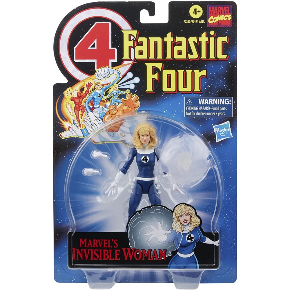 MARVEL LEGENDS FANTASTICI QUATTRO LA DONNA INVISIBILE ACTION FIGURE HASBRO