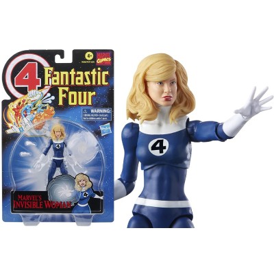 MARVEL LEGENDS FANTASTICI QUATTRO LA DONNA INVISIBILE ACTION FIGURE HASBRO