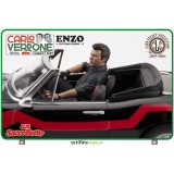 INFINITE STATUE UN SACCO BELLO ENZO SU FIAT DINO SPIDER 1/18 SCALE FIGURE REPLICA