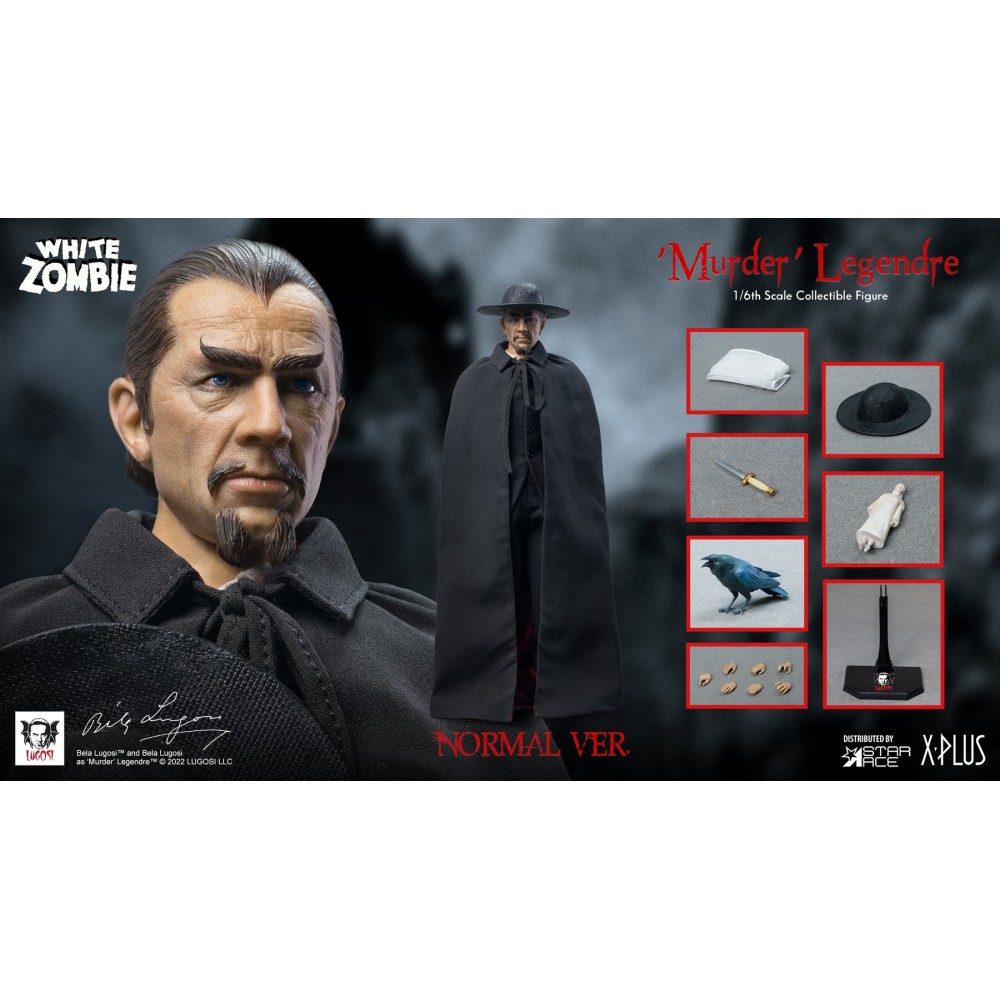 IRON STUDIOS MURDER LEGENDRE BELA LUGOSI NORMAL ACTION FIGURE