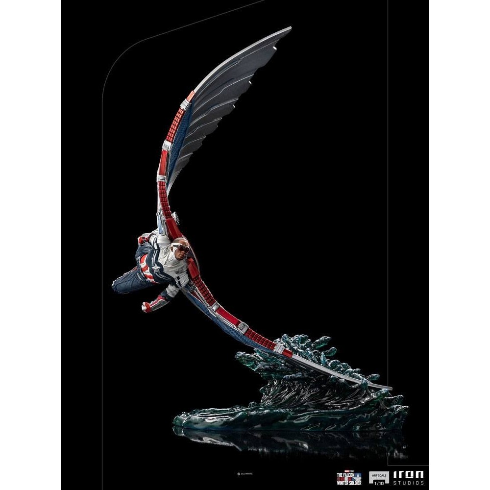 CAPTAIN AMERICA SAM WILSON BDS ART SCALE DELUXE 1/10 STATUA FIGURE IRON STUDIOS