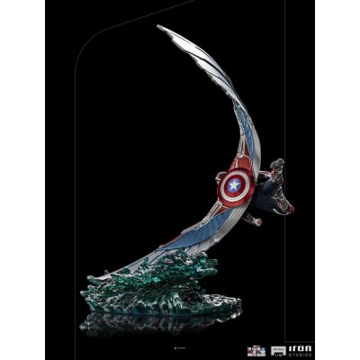 CAPTAIN AMERICA SAM WILSON BDS ART SCALE DELUXE 1/10 STATUA FIGURE IRON STUDIOS