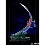CAPTAIN AMERICA SAM WILSON BDS ART SCALE DELUXE 1/10 STATUA FIGURE IRON STUDIOS