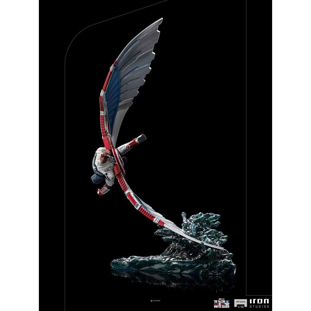 CAPTAIN AMERICA SAM WILSON BDS ART SCALE DELUXE 1/10 STATUA FIGURE IRON STUDIOS