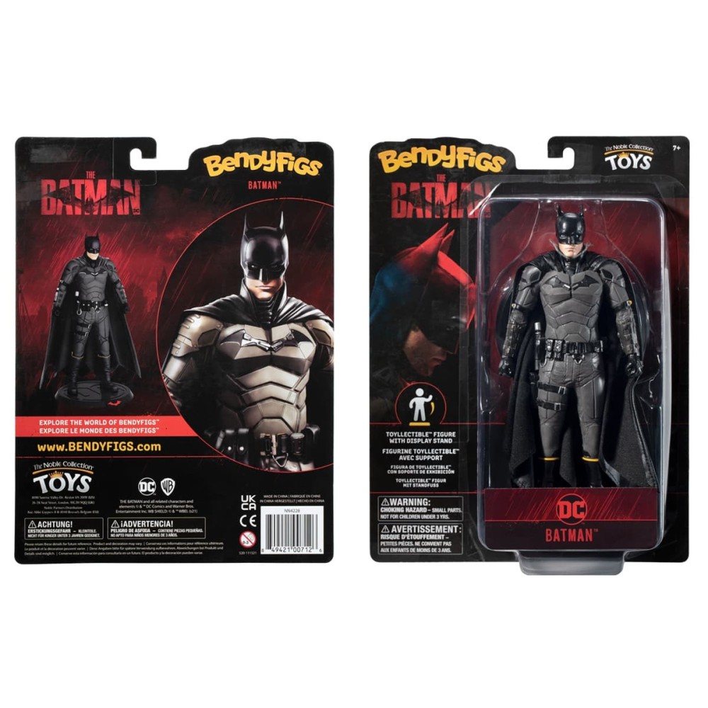 NOBLE COLLECTIONS DC THE BATMAN BENDYFIGS ACTION FIGURE