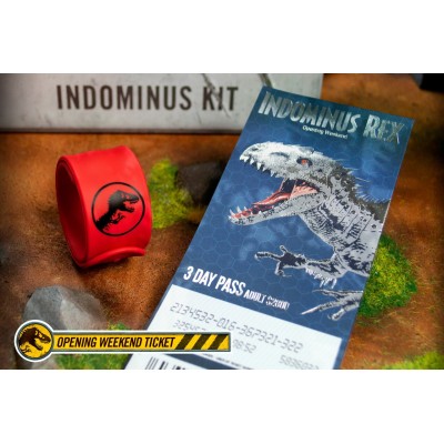 DOCTOR COLLECTOR JURASSIC WORLD INDOMINUS REX KIT SET DA COLLEZIONE