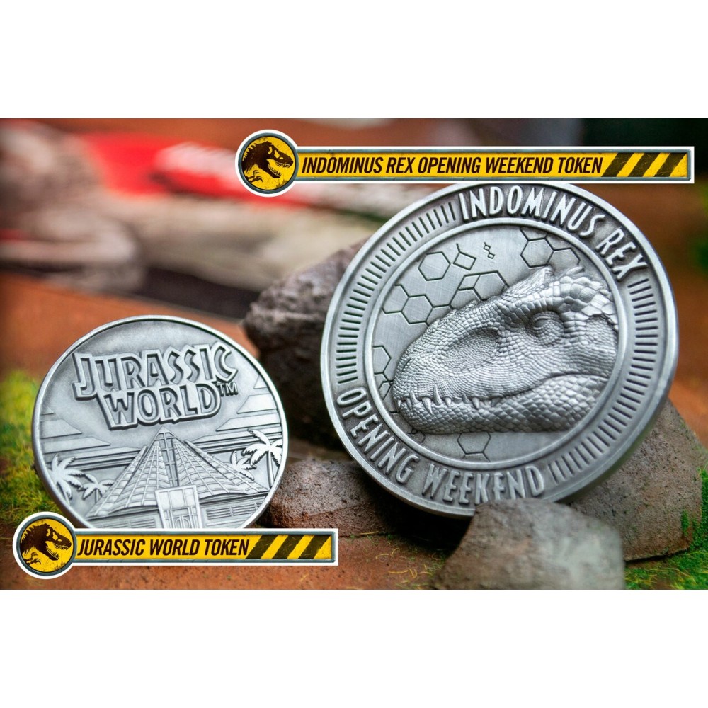 DOCTOR COLLECTOR JURASSIC WORLD INDOMINUS REX KIT SET DA COLLEZIONE