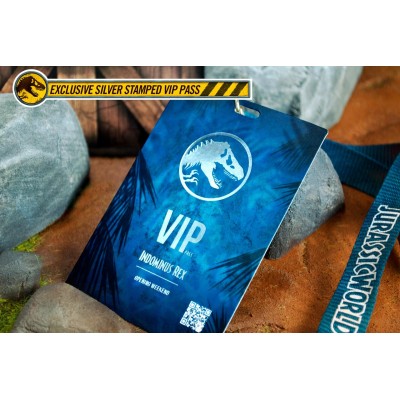 DOCTOR COLLECTOR JURASSIC WORLD INDOMINUS REX KIT SET DA COLLEZIONE