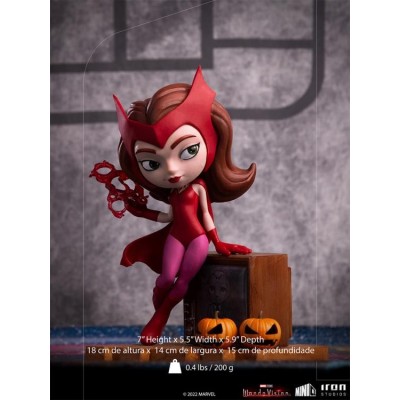WANDAVISION HALLOWEEN WANDA MINICO FIGURE STATUA IRON STUDIOS