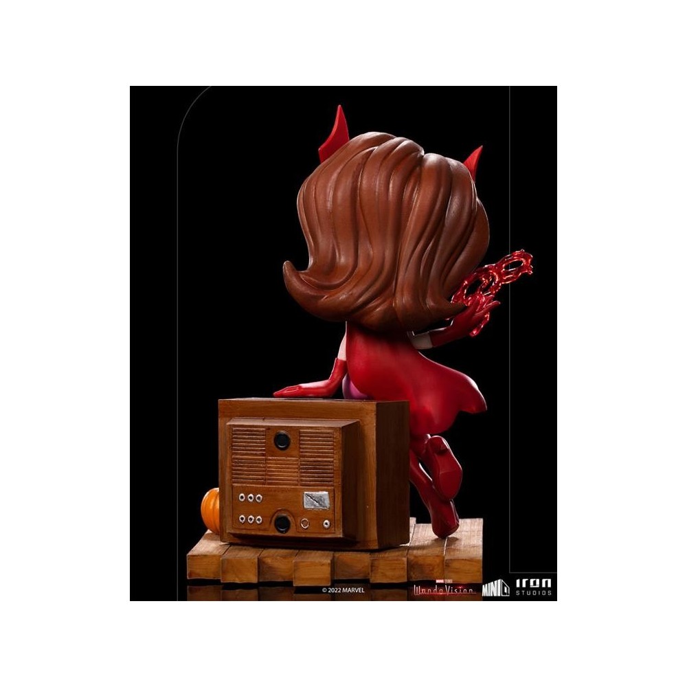 WANDAVISION HALLOWEEN WANDA MINICO FIGURE STATUA IRON STUDIOS
