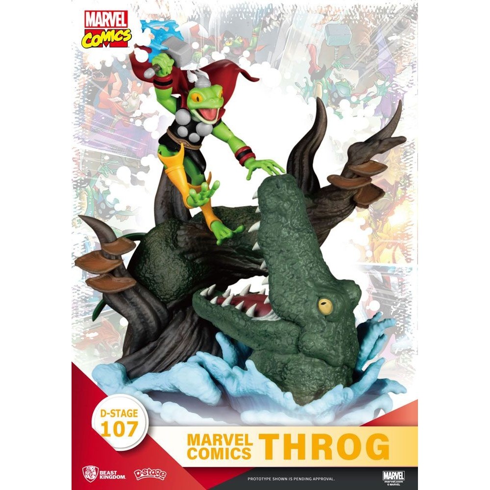 D-STAGE MARVEL THROG STATUA FIGURE DIORAMA BEAST KINGDOM