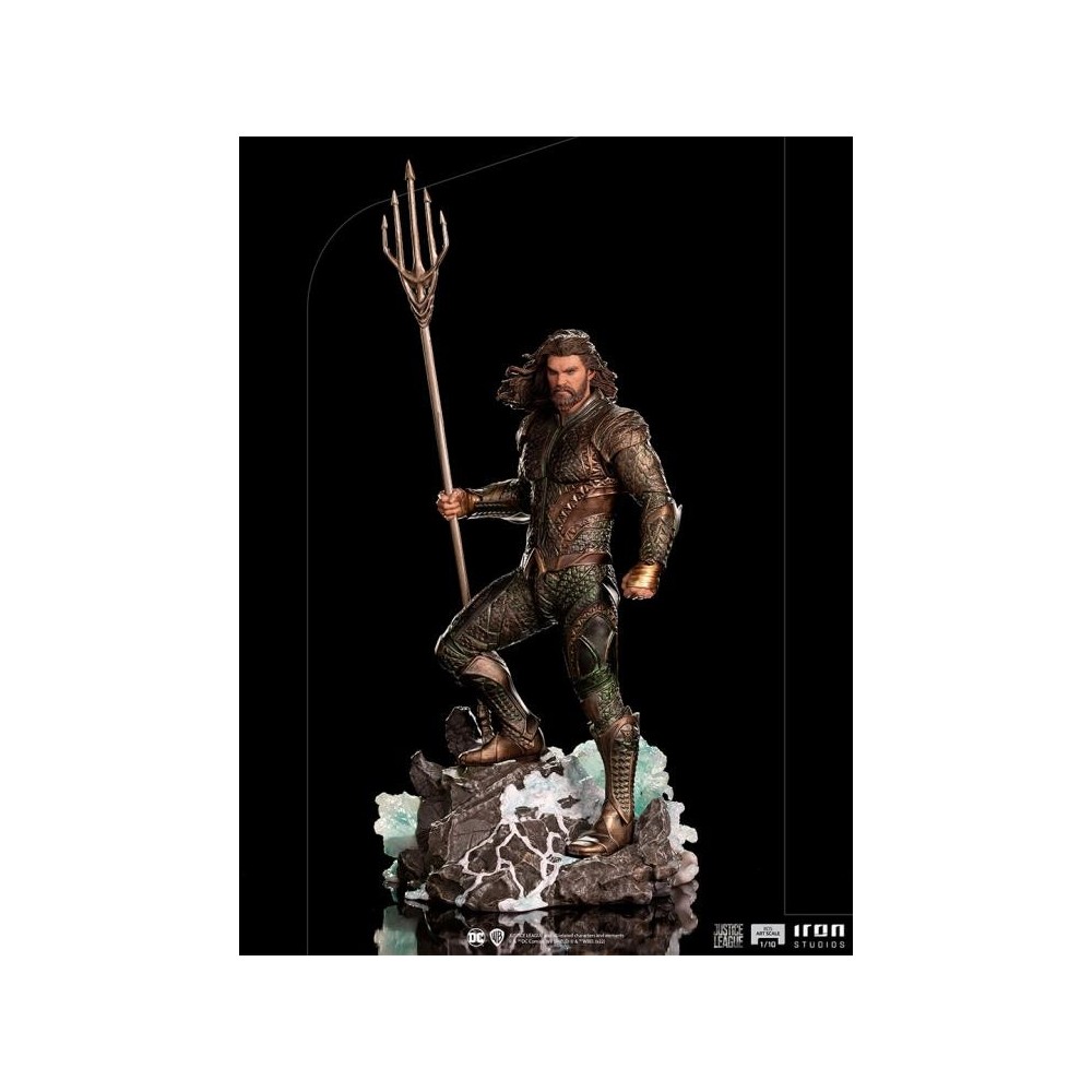 IRON STUDIOS ZACK SNYDER JUSTICE LEAGUE AQUAMAN BDS ART SCALE 1/10 STATUE FIGURE