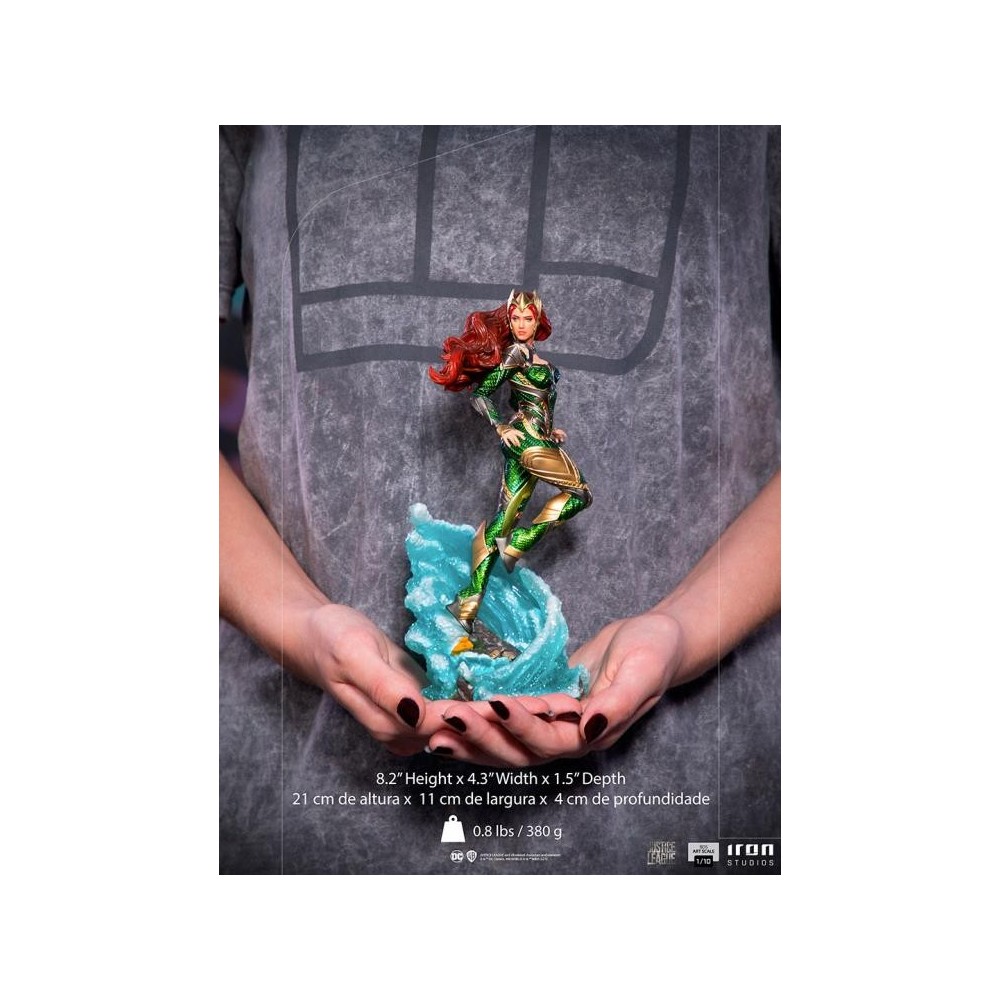 IRON STUDIOS ZACK SNYDER JUSTICE LEAGUE MERA BDS ART SCALE 1/10 STATUE FIGURE
