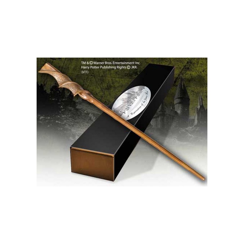 HARRY POTTER WAND PARVATI PATIL REPLICA BACCHETTA NOBLE COLLECTIONS
