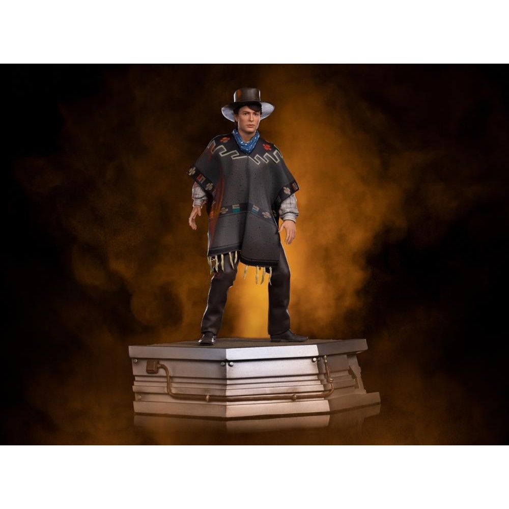 RITORNO AL FUTURO III MARTY MCFLY BDS ART SCALE 1/10 STATUA FIGURE IRON STUDIOS