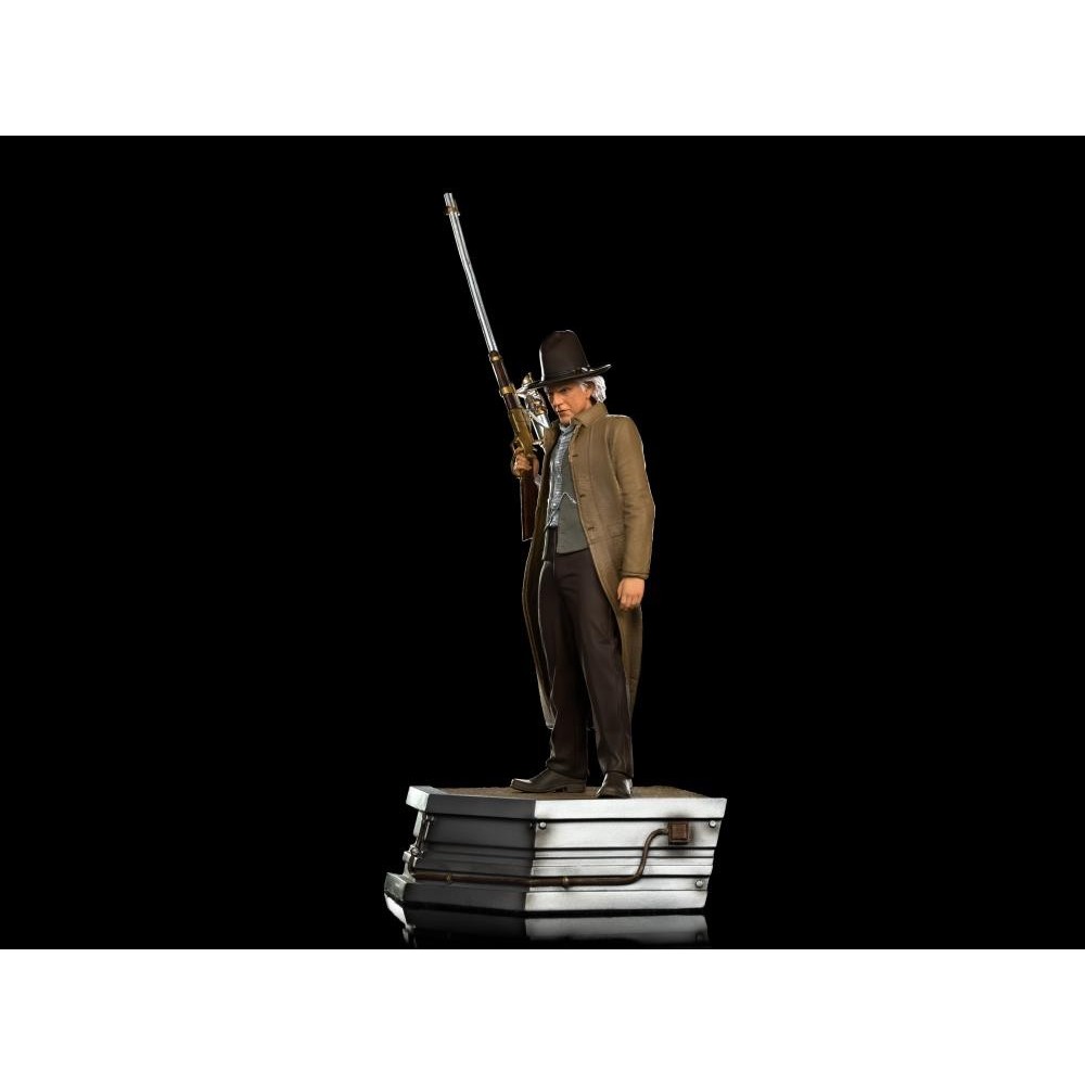 IRON STUDIOS BACK TO THE FUTURE III DOC BROWN BDS ART SCALE 1/10 STATUE FIGURE