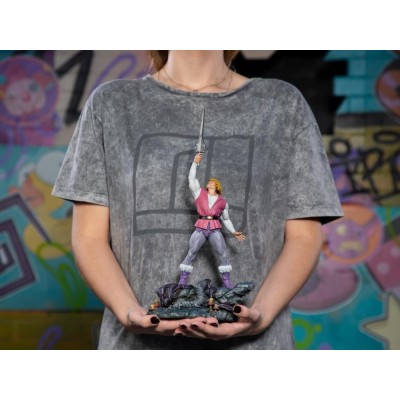 MASTERS OF THE UNIVERSE PRINCE ADAM BDS ART SCALE 1/10 STATUA FIGURE IRON STUDIOS