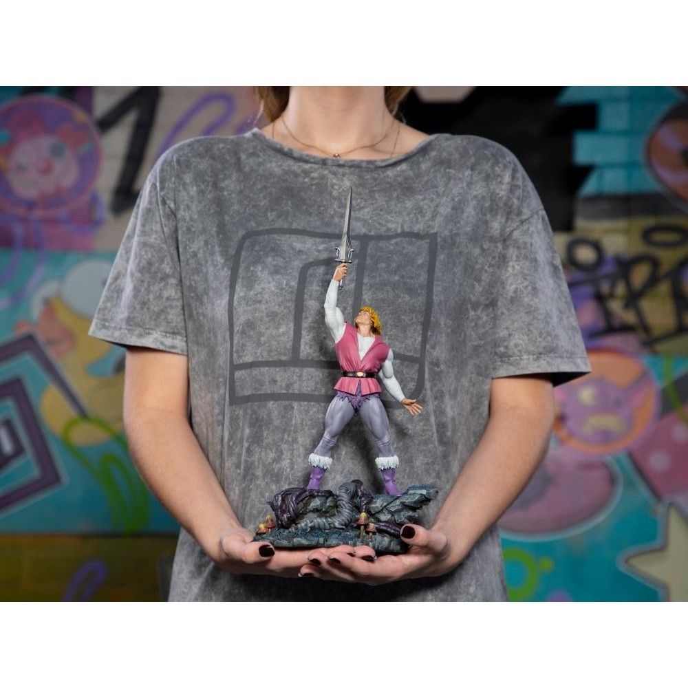 IRON STUDIOS MASTERS OF THE UNIVERSE PRINCE ADAM BDS ART SCALE 1/10 STATUE FIGURE