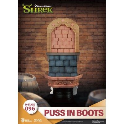 D-STAGE SHREK PUSS IN BOOTS STATUA FIGURE DIORAMA BEAST KINGDOM