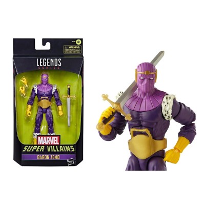 HASBRO MARVEL LEGENDS SUPER VILLAINS BARON ZEMO ACTION FIGURE