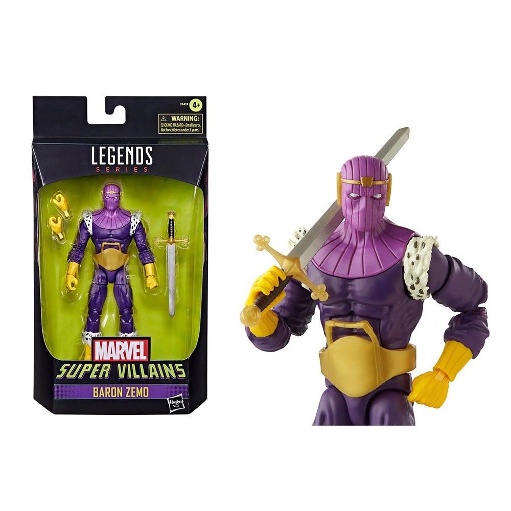 HASBRO MARVEL LEGENDS SUPER VILLAINS BARON ZEMO ACTION FIGURE
