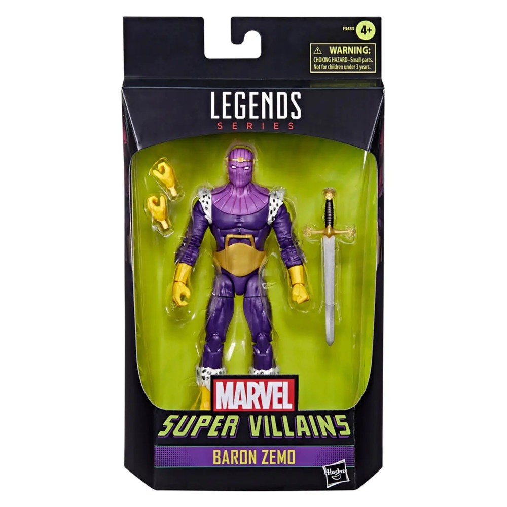 HASBRO MARVEL LEGENDS SUPER VILLAINS BARON ZEMO ACTION FIGURE