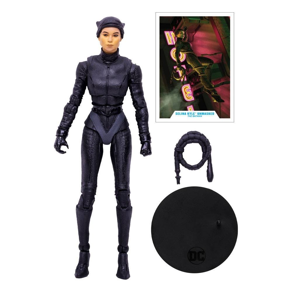 MC FARLANE DC MULTIVERSE "THE BATMAN" - CATWOMAN UNMASKED ACTION FIGURE