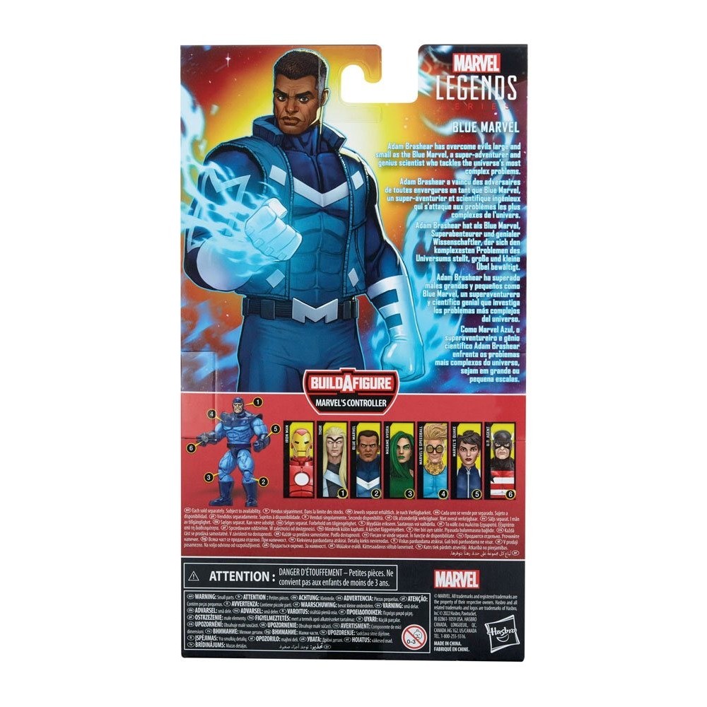 HASBRO MARVEL LEGENDS BAF CONTROLLER BLUE MARVEL ACTION FIGURE