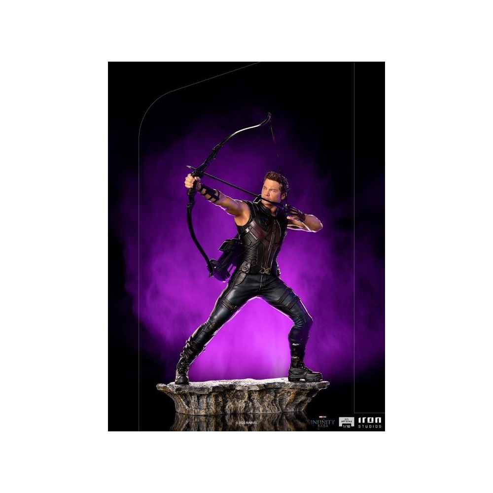 IRON STUDIOS THE INFINITY SAGA HAWKEYE BATTLE OF NY BDS ART SCALE 1/10 STATUE FIGURE