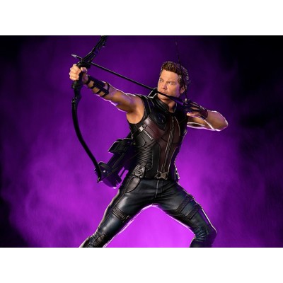 THE INFINITY SAGA HAWKEYE BATTLE OF NY BDS ART SCALE 1/10 STATUA FIGURE IRON STUDIOS